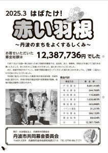 2025年3月　赤い羽根